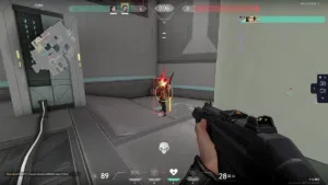 Valorant undetected aimbot cheat tool targeting enemy